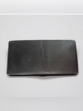 Loewe Anagram Logo long Bifold Wallet made in spain Mens/Womens